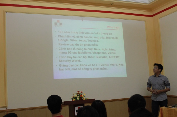 Diễn giả buổi hội thảo - chuyên gia Nguyễn Minh Đức